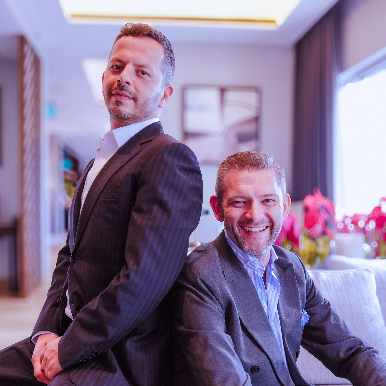 Founders of Cyber Threat Insure: Daniel Boufarhat, Chief Technology Officer (left) and Kristopher Mudd, Chief Insurance Officer