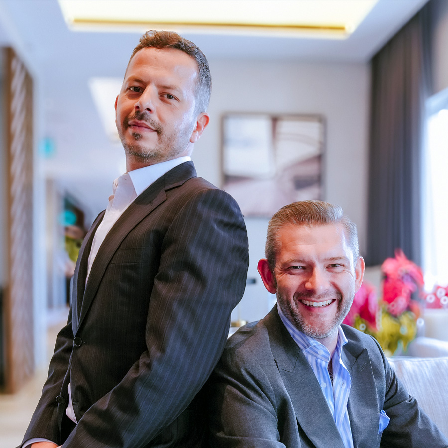 Founders of Cyber Threat Insure: Daniel Boufarhat, Chief Technology Officer (left) and Kristopher Mudd, Chief Insurance Officer